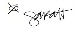 sarah signature
