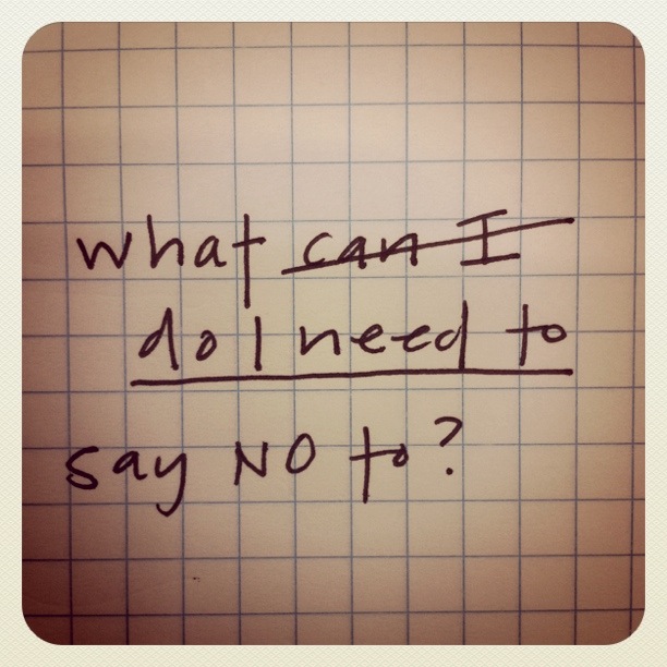 The Art of Saying No. [Post-It] — Sarah K Peck